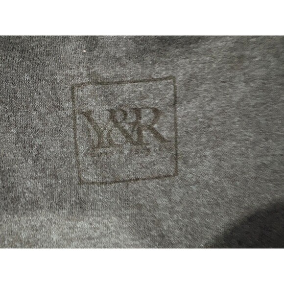 Young & Reckless Mens Gray Short Sleeve Crew T-shirt Tee Logo Poly Cotton Sz L - Picture 8 of 10